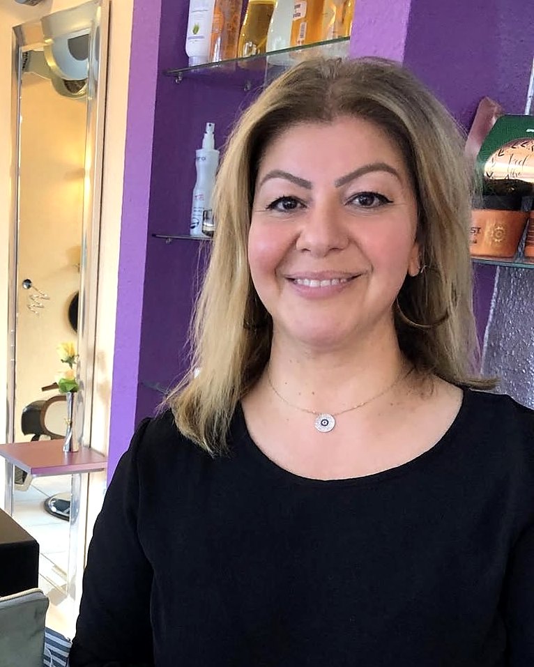 Birgül Aslan in ihrem Salon